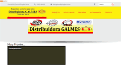 Desktop Screenshot of distribuidoragalmes.com.ar