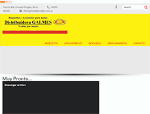 Tablet Screenshot of distribuidoragalmes.com.ar